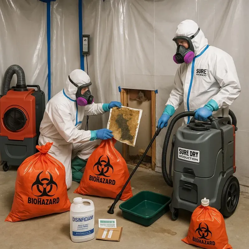 Contaminated Water Handling Protocols process in Orchard Grass Hills, KY