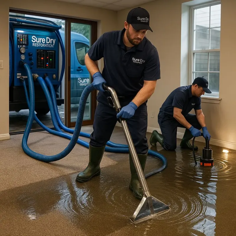 Water Extraction and Removal process in Orchard Grass Hills, KY